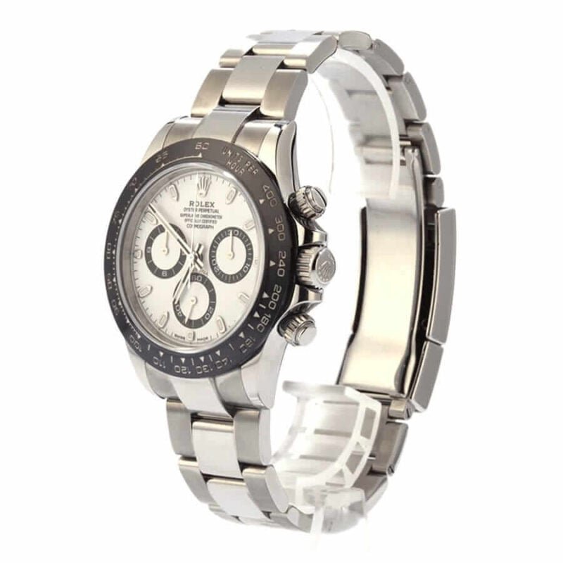 Home Rolex Daytona White Dial Replica Left