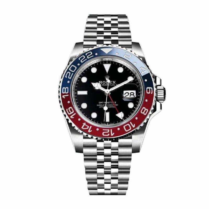 Home rolex gmt master ii pepsi steel jubilee 126710blro replica