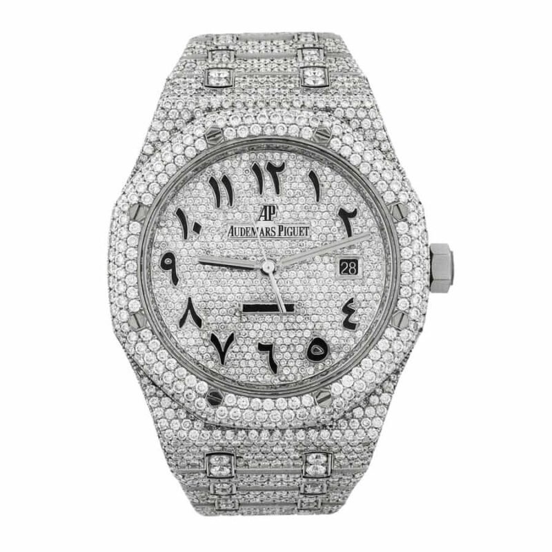 Audemars Piguet Royal Oak “Iced Out” 15400ST.OO.1220ST.02 Authentic Replica Edition