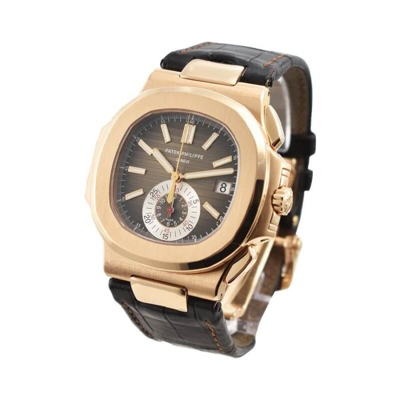 Patek Philippe Nautilus Chronograph Flyback 5980R-001 “Rose Gold” Premium Super Clone