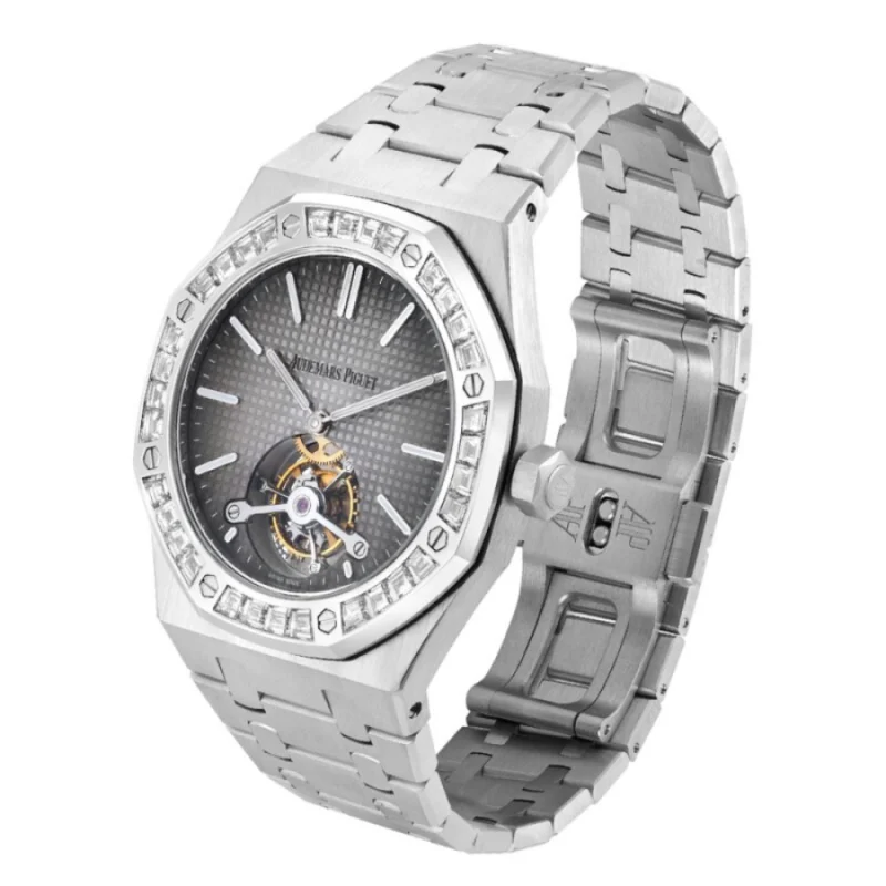 Audemars Piguet Royal Oak Tourbillon Extra-Thin 26510PT.OO.1220PT.01 “Platinum Diamond” Handcrafted Clone Quality