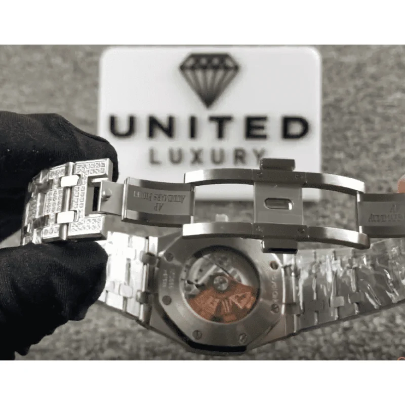 Audemars Piguet Royal Oak 15400 “Iced Out” Super Clone Perfect Clone Quality