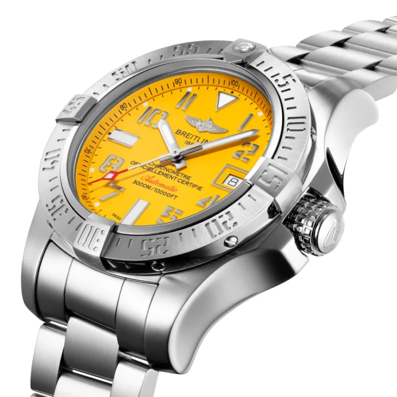Breitling Avenger II Seawolf A17331 “Yellow Dial” Perfect Clone Edition