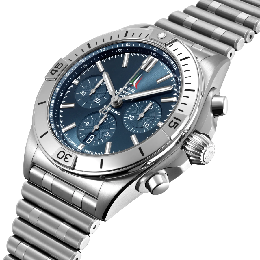 Breitling Frecce Tricolori Replica Stainless Steel Bracelet