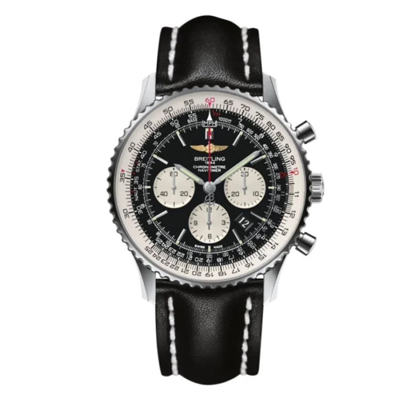 Breitling Navitimer B01 Chronograph 46 AB0127211B1X1 “Black Dial” Signature Copy Edition