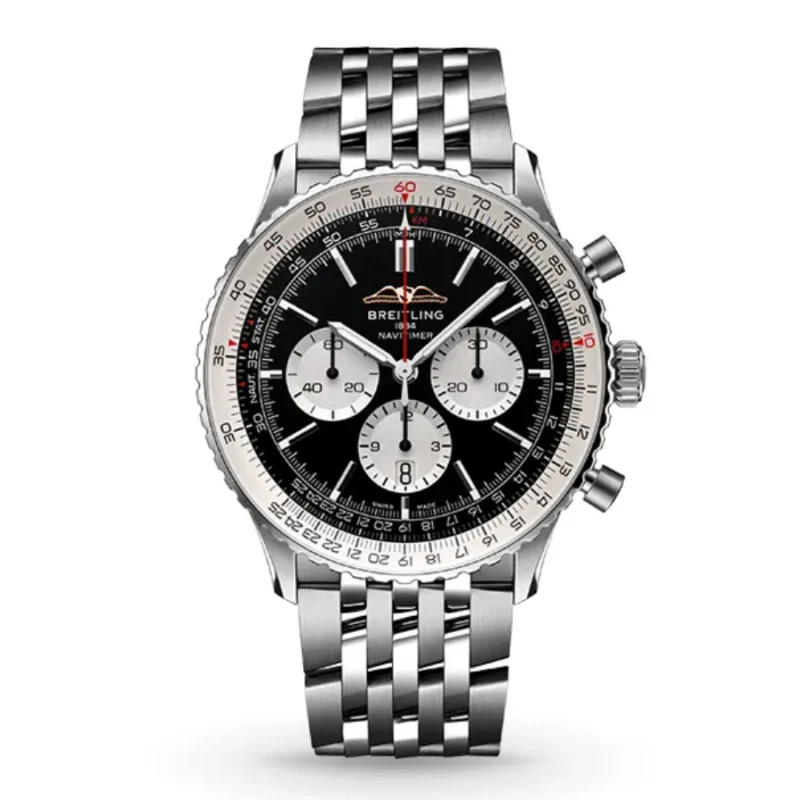 Breitling Navitimer B01 Chronograph 43 AB0121211B1P1 “Black Dial” Masterpiece Clone