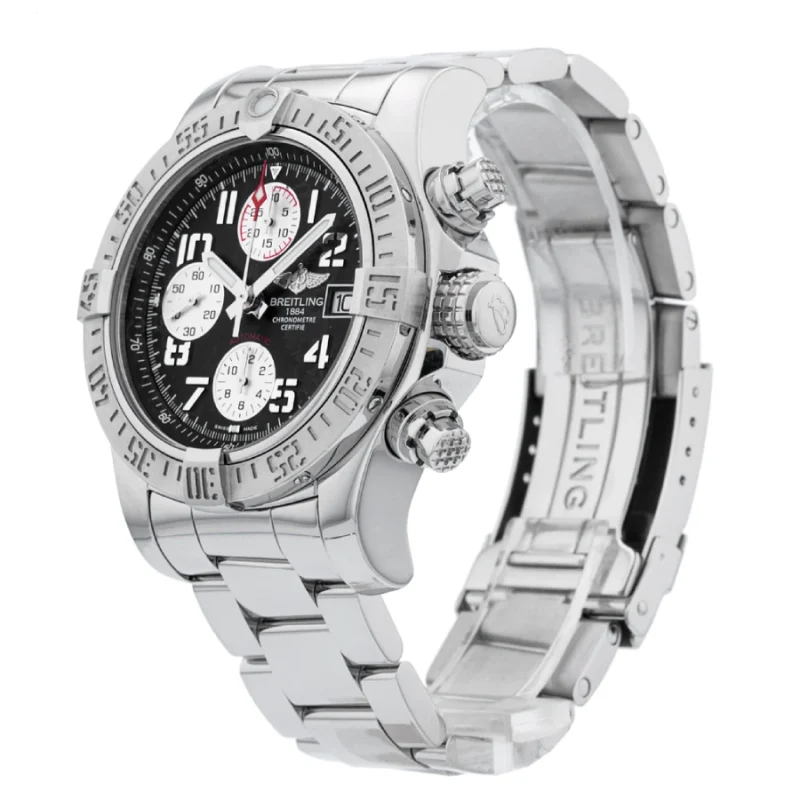 Breitling Super Avenger II A13370 “Black Dial” Premium Duplicate Edition
