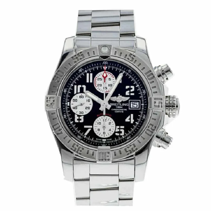 Breitling Super Avenger II A13370 “Black Dial” Premium Duplicate Edition