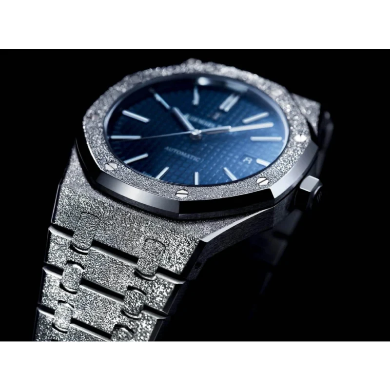 Audemars Piguet Royal Oak 67653BC.GG.1263BC.02 “Frosted” Blue Dial Collector’s Clone 1:1
