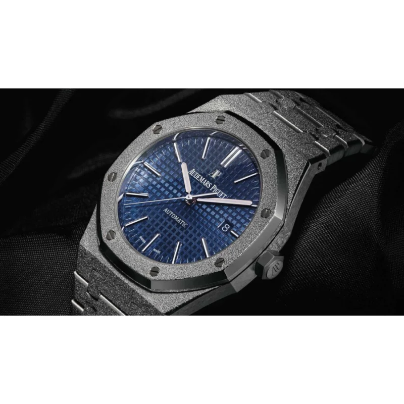Audemars Piguet Royal Oak 67653BC.GG.1263BC.02 “Frosted” Blue Dial Collector’s Clone 1:1