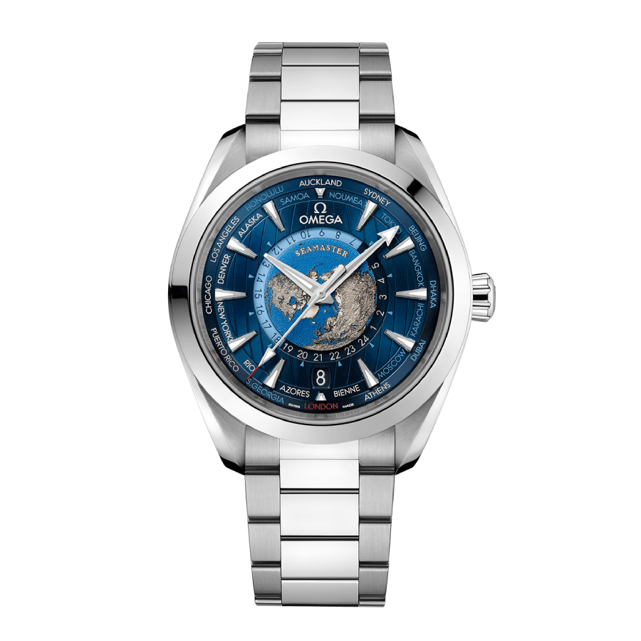 Omega Seamaster Aqua Terra Worldtimer 220.10.43.22.03.001 Signature Clone 1:1