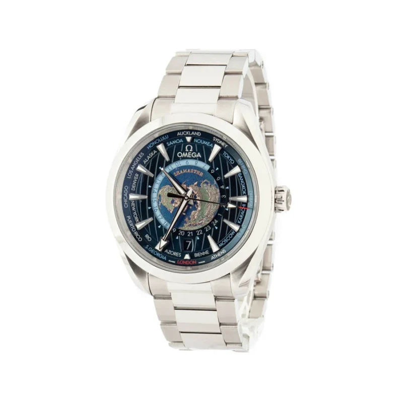 Omega Seamaster Aqua Terra Worldtimer 220.10.43.22.03.001 Signature Clone 1:1