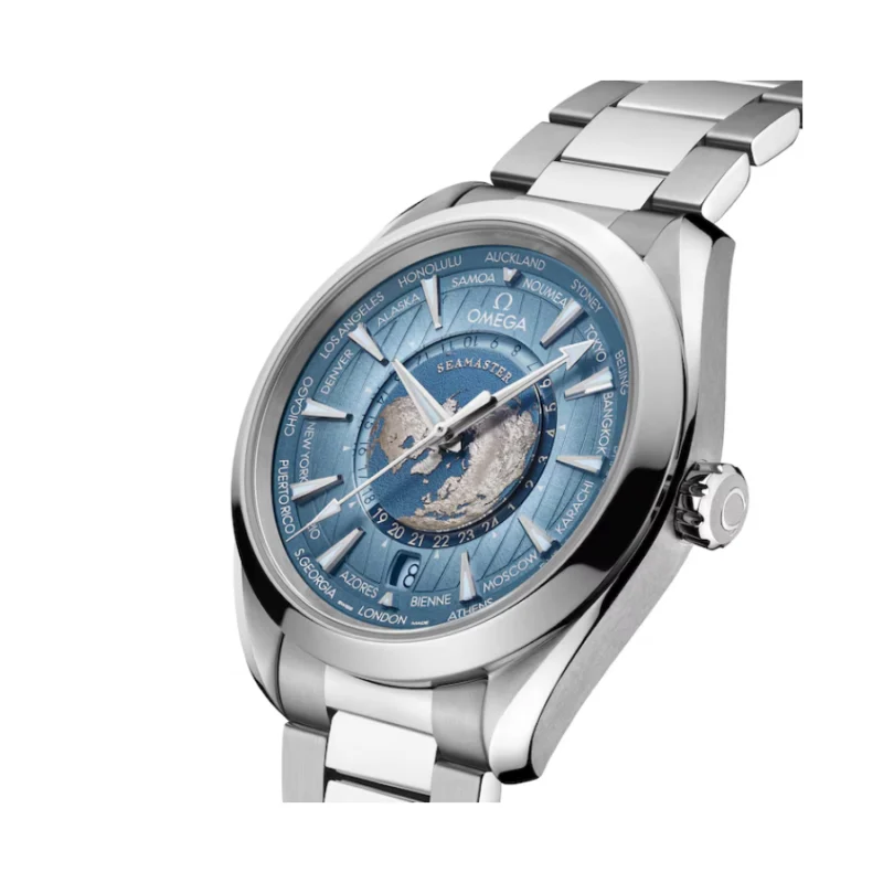 Omega Seamaster Aqua Terra Worldtimer 220.10.43.22.03.001 Signature Clone 1:1
