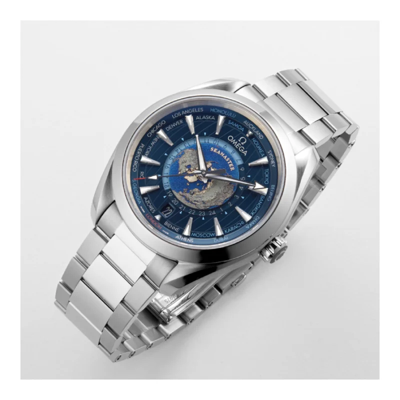 Omega Seamaster Aqua Terra Worldtimer 220.10.43.22.03.001 Signature Clone 1:1