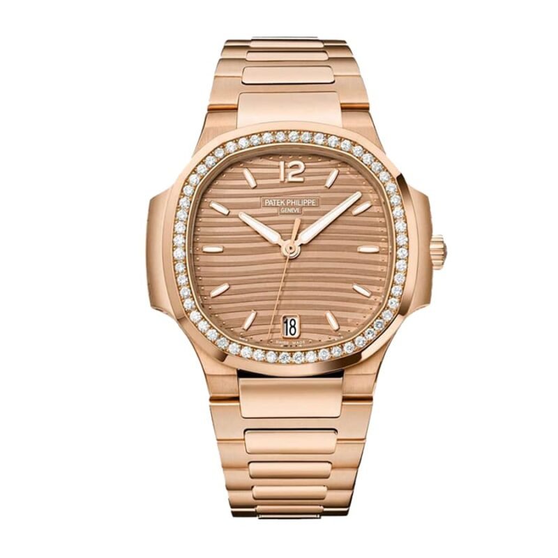 Patek Philippe Nautilus 7118-1200r-010 Rose Gold Exceptional Replica 1:1