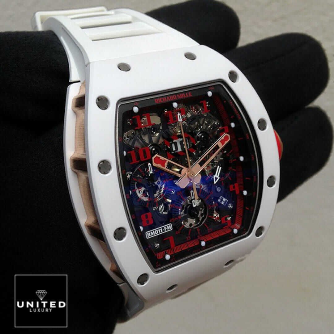 Richard Mille RM 011 White Demon Chronograph Ultimate Clone Quality Yeni Proje 17