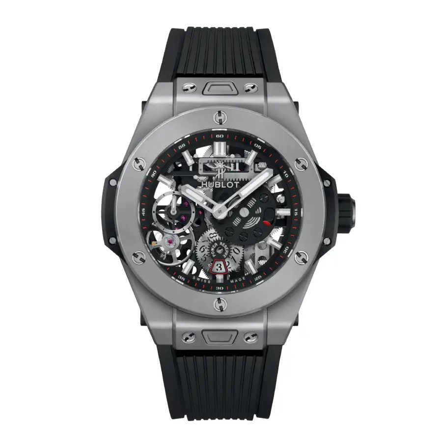 Hublot Big Bang Unico 414.NI.1123.RX MECA-10 Titanium Exceptional Replica 1:1