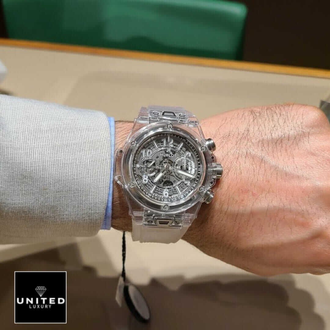 Hublot Big Bang Unico Sapphire 411.JX.4802.RT Superior Replica Yeni Proje 4 1