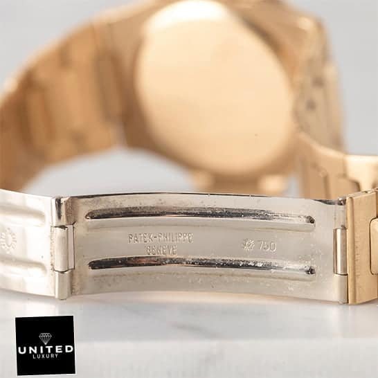Patek Philippe Nautillus Vintage Gold Replica Open Clasp
