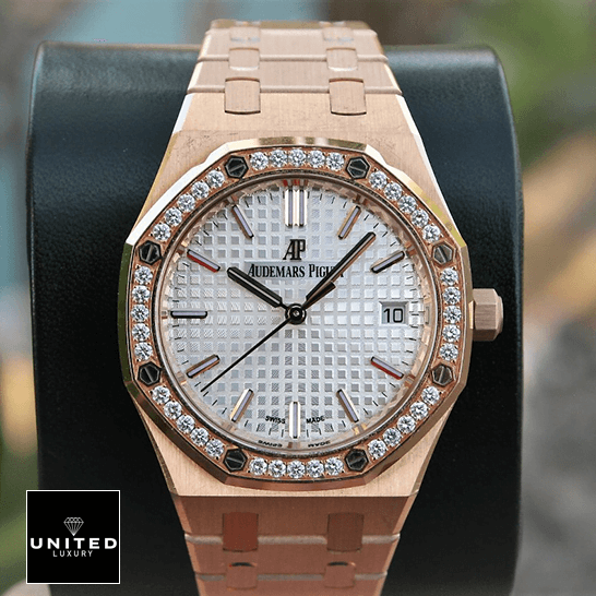 Audemars Piguet Royal Oak Diamond Bezel Replica in the box