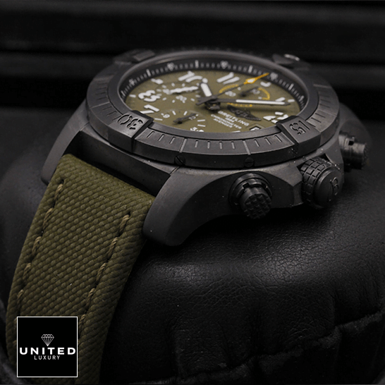 Breitling Avenger Night Mission V13317101L1X1 "Titanium" Premium Super Clone breitling avenger chronograph 45 night mission V13317101L1X1 right