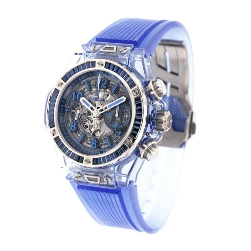 Hublot Big Bang Unico Sapphire 411.JX.4802.RT “Transparent Case” Collector’s Replica
