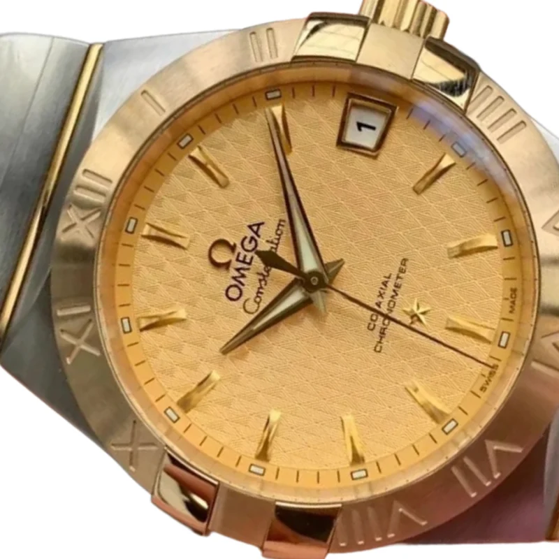 Omega Constellation Gold Dial 123.20.38.21.08.001 Master Clone Quality