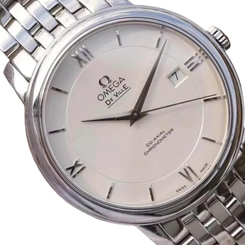 Omega De Ville Prestige White Dial 424.10.37.20.02.001 Precision Clone