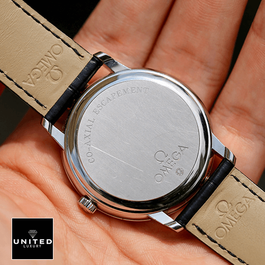 Omega De Ville 424.53.40.21.04.001 Stainless Steel Clasp Replica on the hand