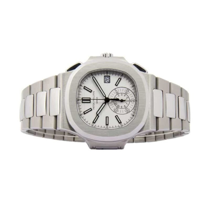 Patek Philippe Nautilus Chronograph 5980/1A-019 “White Dial” Precision Clone