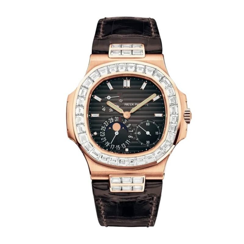 Patek Philippe Nautilus 5724 “Baguette Diamonds” 1:1 Clone Edition