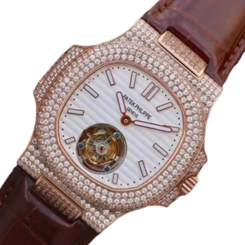 Patek Philippe Nautilus 5711 Tourbillon “Jumbo” Rose Gold Top Grade Clone 1:1