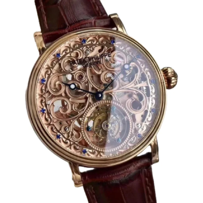 Patek Philippe Grand Complications Tourbillon Sapphire Rose Gold Ultra Fine Replica