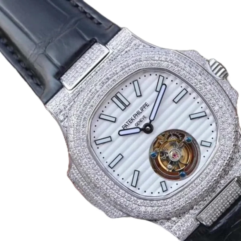 Patek Philippe Nautilus 5711 Tourbillon “Jumbo” White Dial Near Original Replica