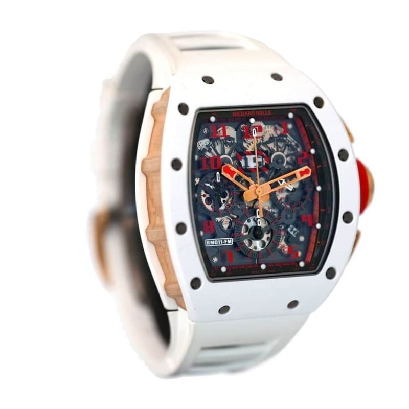 Richard Mille RM 011 White Demon Chronograph Ultimate Clone Quality