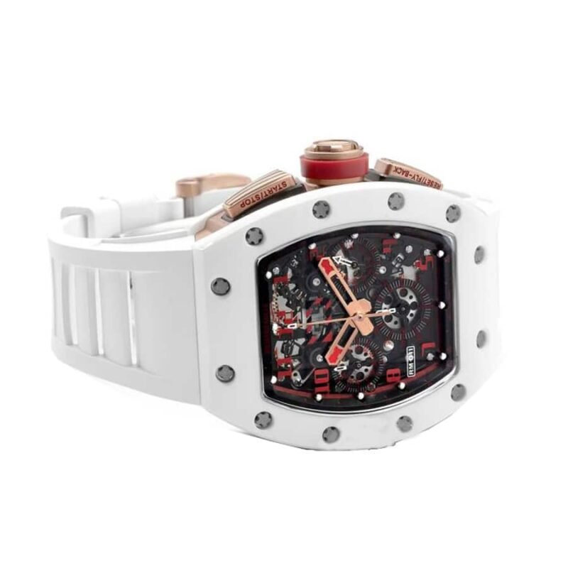 Richard Mille RM 011 White Demon Chronograph Ultimate Clone Quality