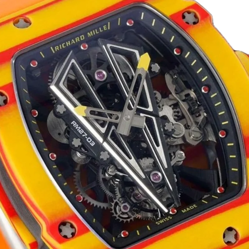 Richard Mille RM 27-03 Tourbillon “Rafael Nadal” Yellow Perfect Duplicate 1:1