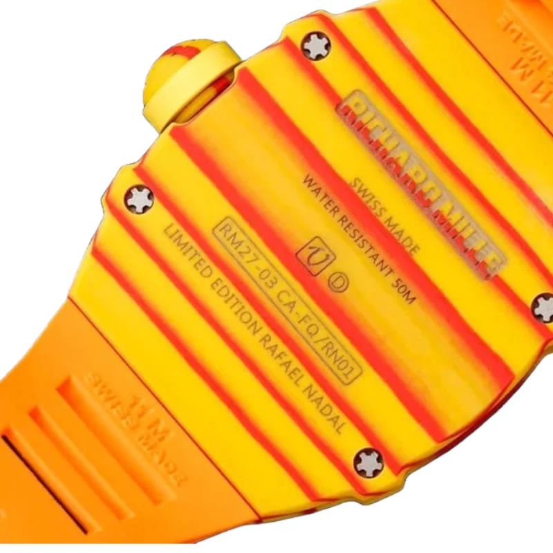 Richard Mille RM 27-03 Tourbillon “Rafael Nadal” Yellow Perfect Duplicate 1:1