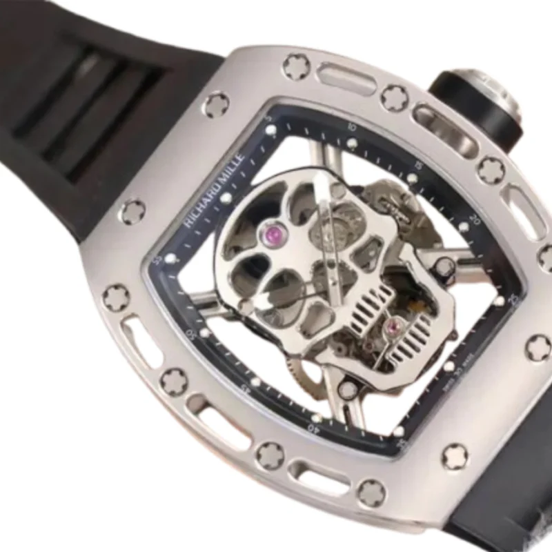 Richard Mille RM 52-01 Tourbillon “Skull” Grey Exclusive Clone Edition