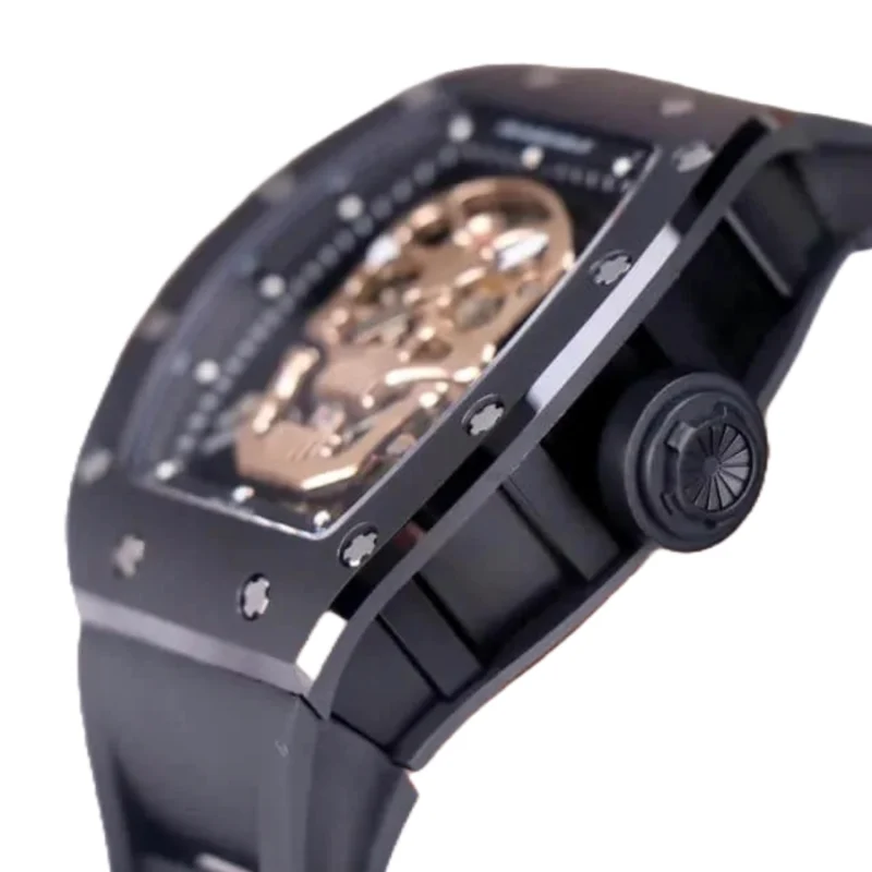 Richard Mille RM 52-01 Tourbillon “Skull” Rose Gold Luxury Clone Quality