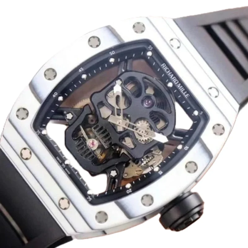 Richard Mille RM 52-01 Tourbillon “Skull” White True Replica 1:1