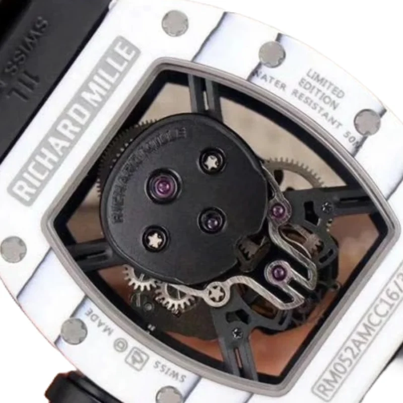 Richard Mille RM 52-01 Tourbillon “Skull” White True Replica 1:1
