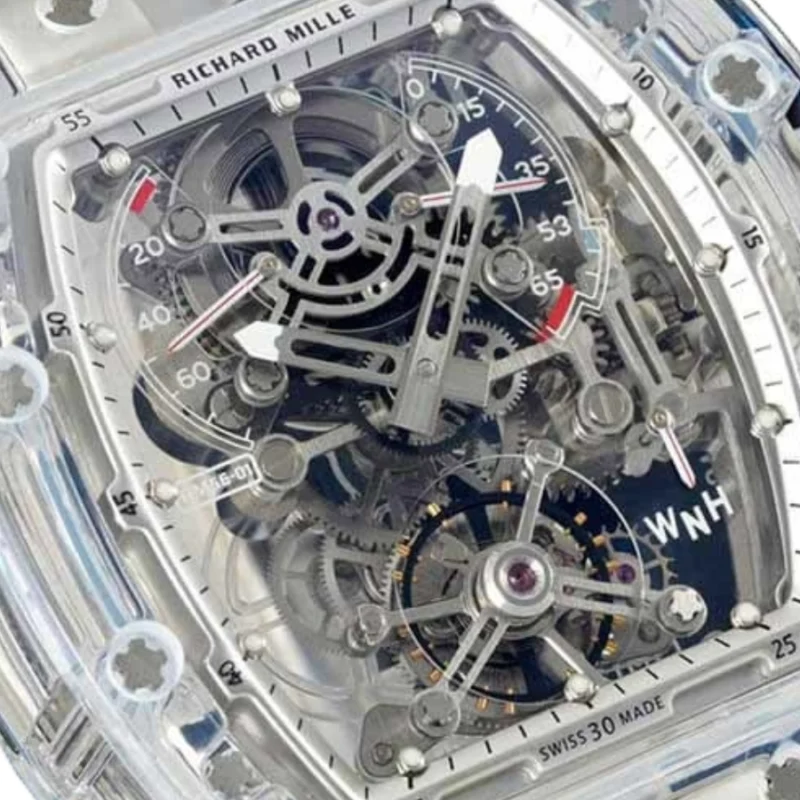 Richard Mille RM 56-01 Tourbillon Transparent Authentic Clone 1:1