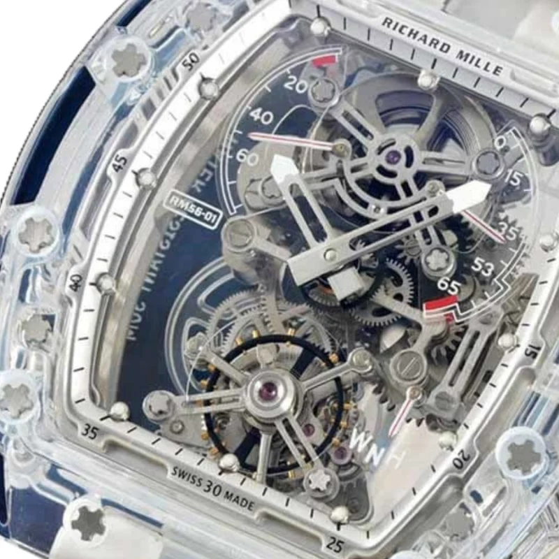 Richard Mille RM 56-01 Tourbillon Transparent Authentic Clone 1:1