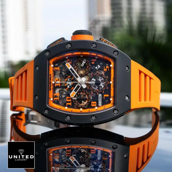 Richard Mille RM 011-03 "Orange Storm" Perfect Super Clone rm011