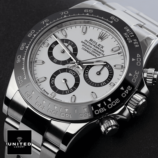 Rolex Daytona 116500ln-0001 Black Bezel White Dial Oyster Replica