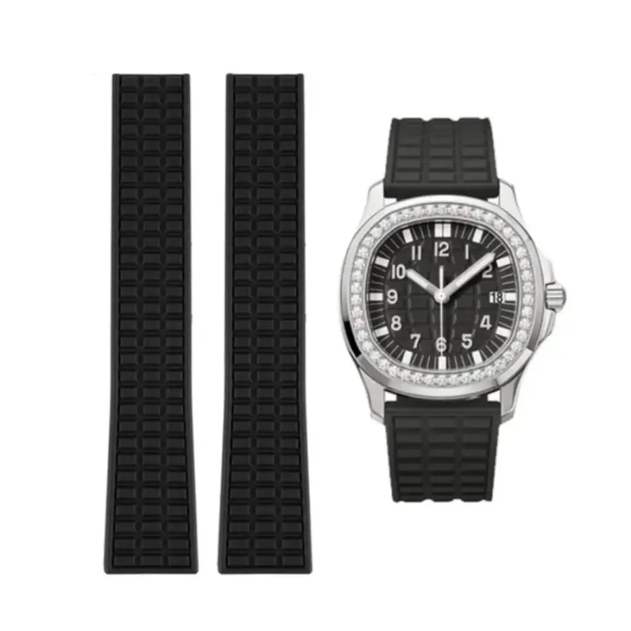 Patek Philippe – Aquanaut – Rubber Strap – Straight – Black