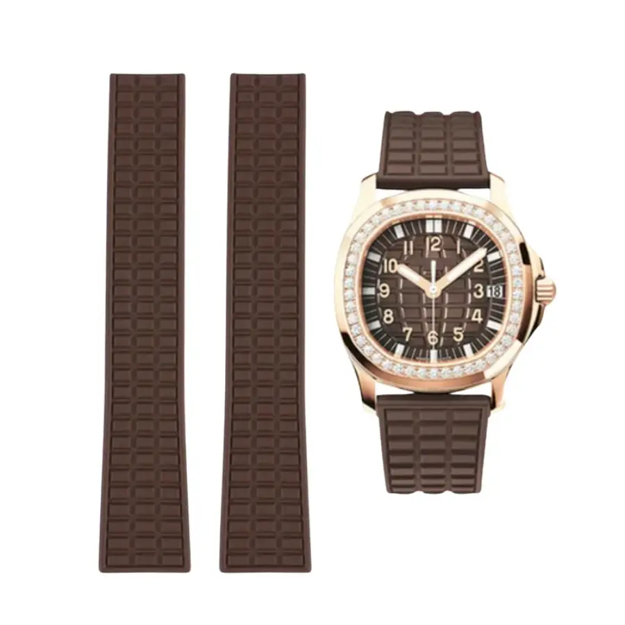 Patek Philippe – Aquanaut – Rubber Strap – Straight – Brown