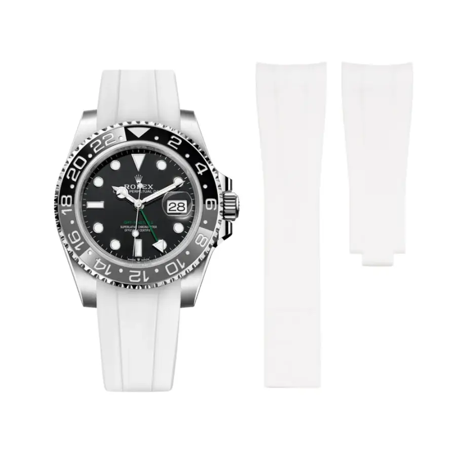 Rolex – GMT-Master – Rubber Strap – White