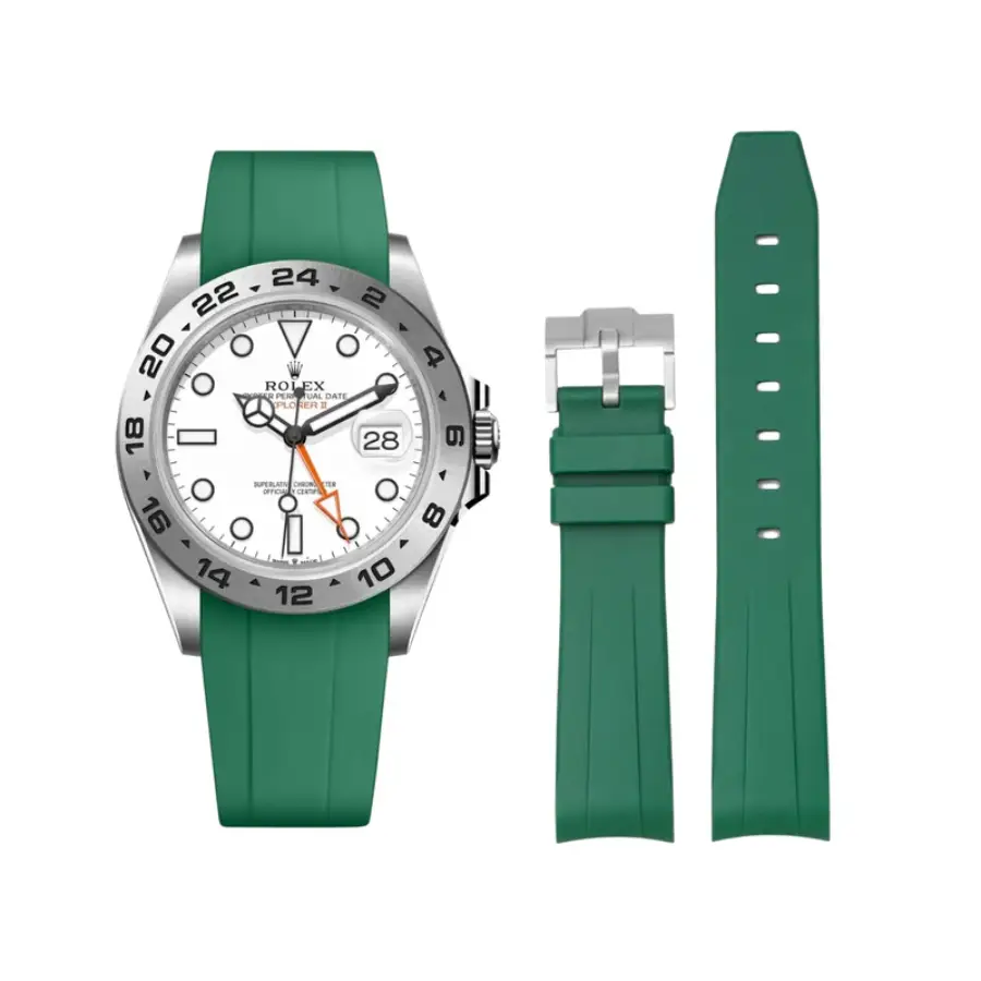 Rolex – Explorer II – Rubber Strap – Green